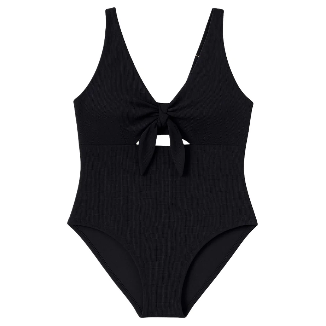 Maillot de bain 1 pièce post-opératoire noir Malou - Image 2